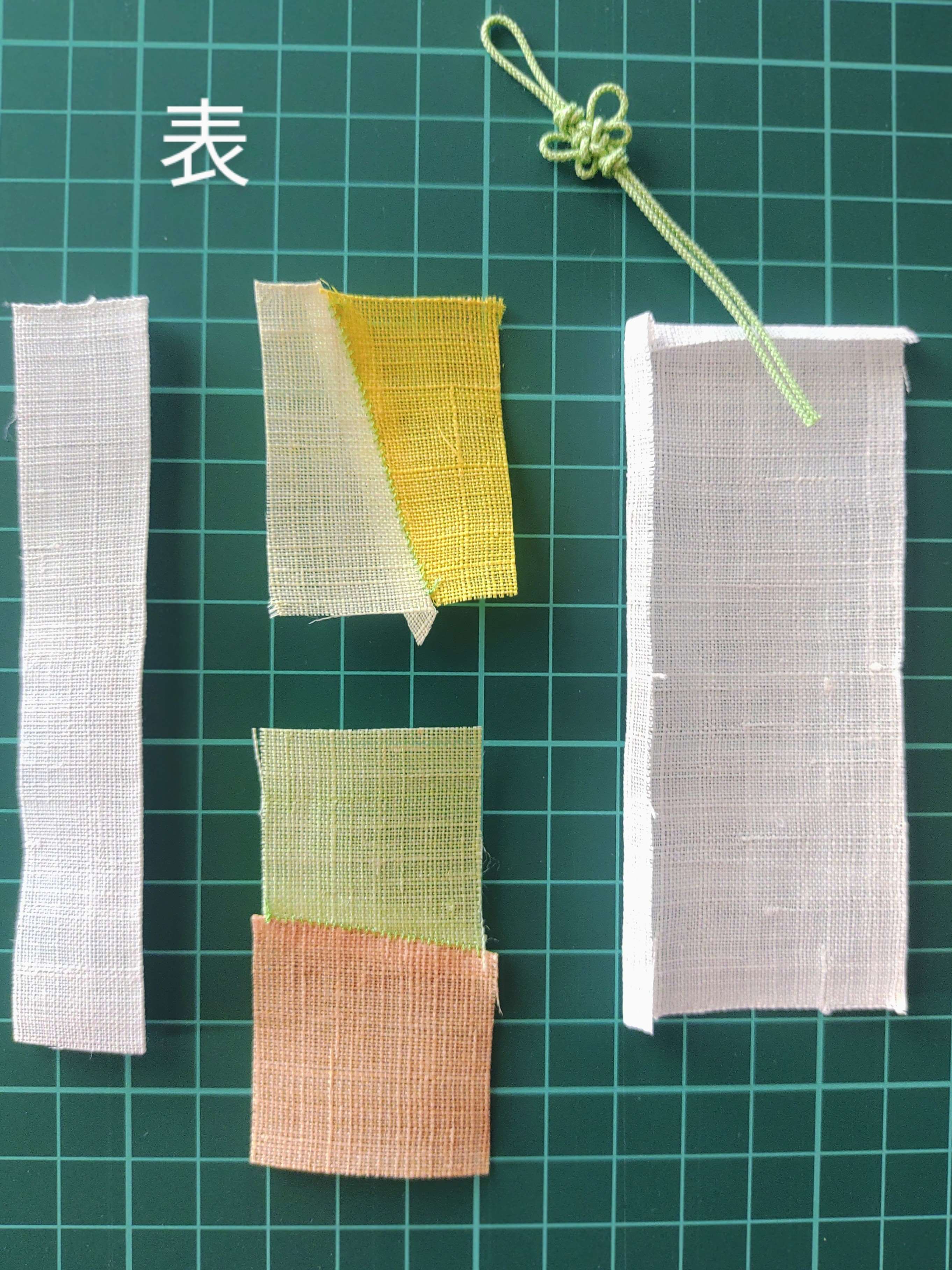 kit チョガッポスタイルのしおり(2枚) | ポジャギ制作キット販売