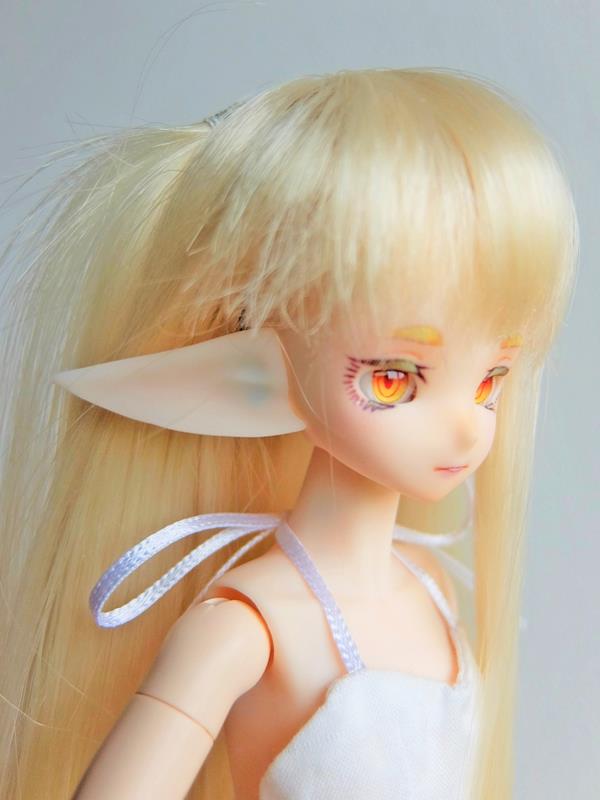 AAK-dolls] オビツ11～1/6ヘッド用エルフ耳パーツ(ホワイティ向け