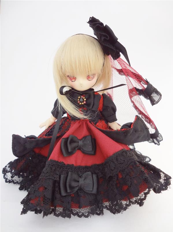 黒月project] オビツ11 1点物 ロングドレス ワインレッド | いつでも