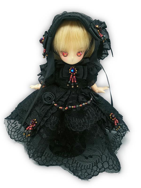 黒月project] オビツ11 シースルーレースドレス | いつでもドール