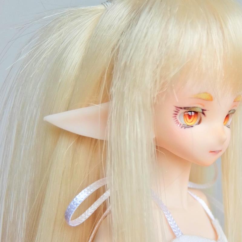 AAK-dolls] オビツ11～1/6ヘッド用エルフ耳パーツ(ホワイティ向け