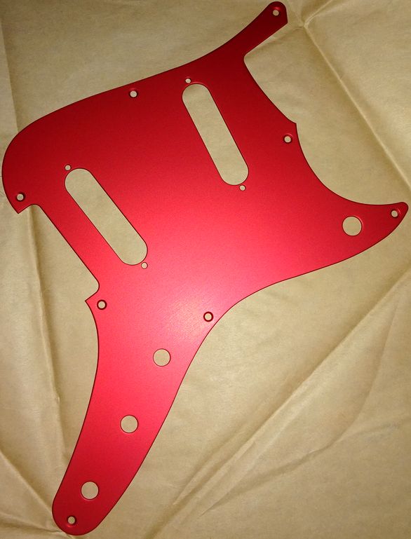 DUO-SONIC ピックガード 赤艶消しハード・アルマイト | K-LICKS online