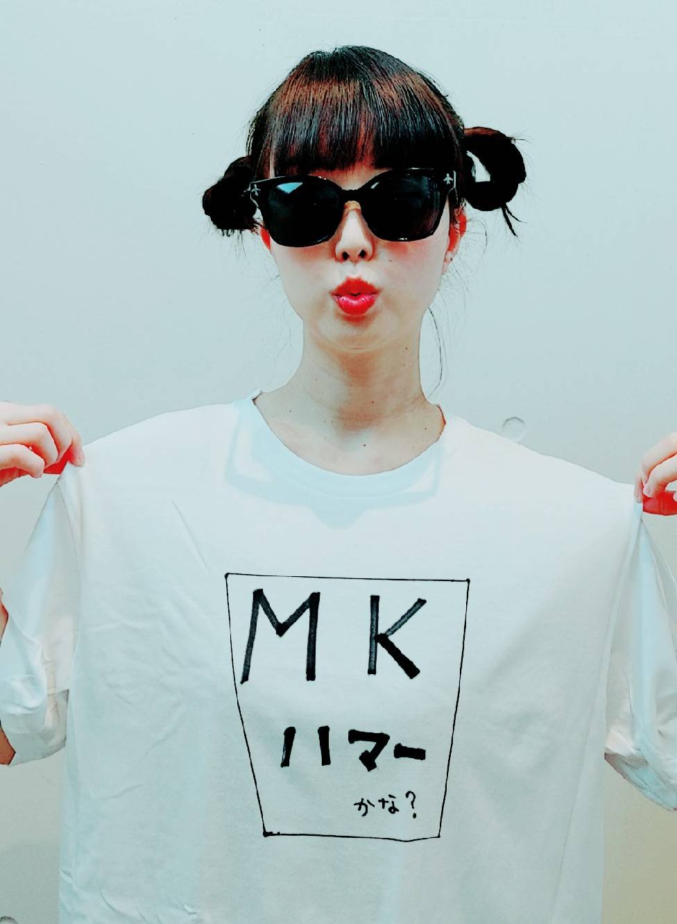 MK HAMMER オリジナルTシャツ 3 (LLサイズ)サイン付きチェキ | K&M