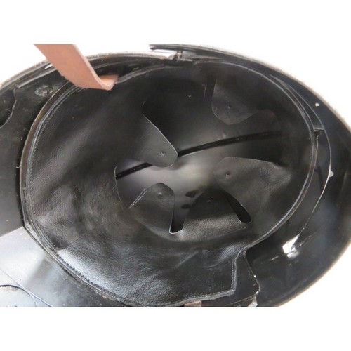 レンタル商品】 中世18ゲージスチール製サレット レザーライナー付き