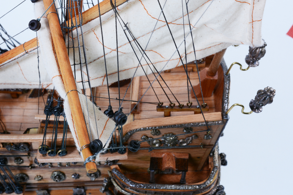 帆船模型 完成品 木製 29インチ サン・フェリペ号 SAN FELIPE スペイン 
