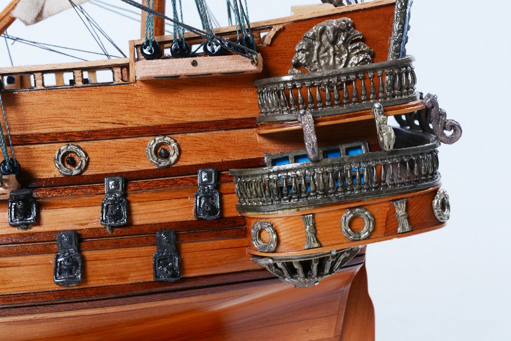 帆船模型 完成品 木製 19インチ サン・フェリペ号 SAN FELIPE スペイン 