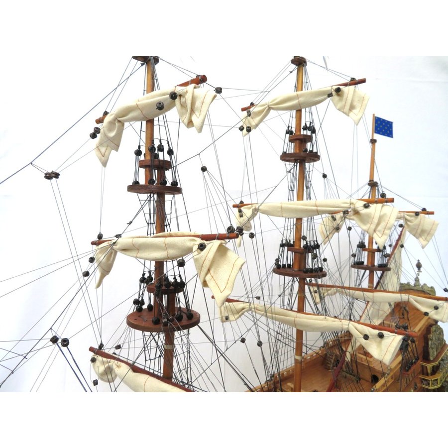 帆船模型 完成品 木製 Soleil Royal ソレイユ ロワイヤル フランス軍船 