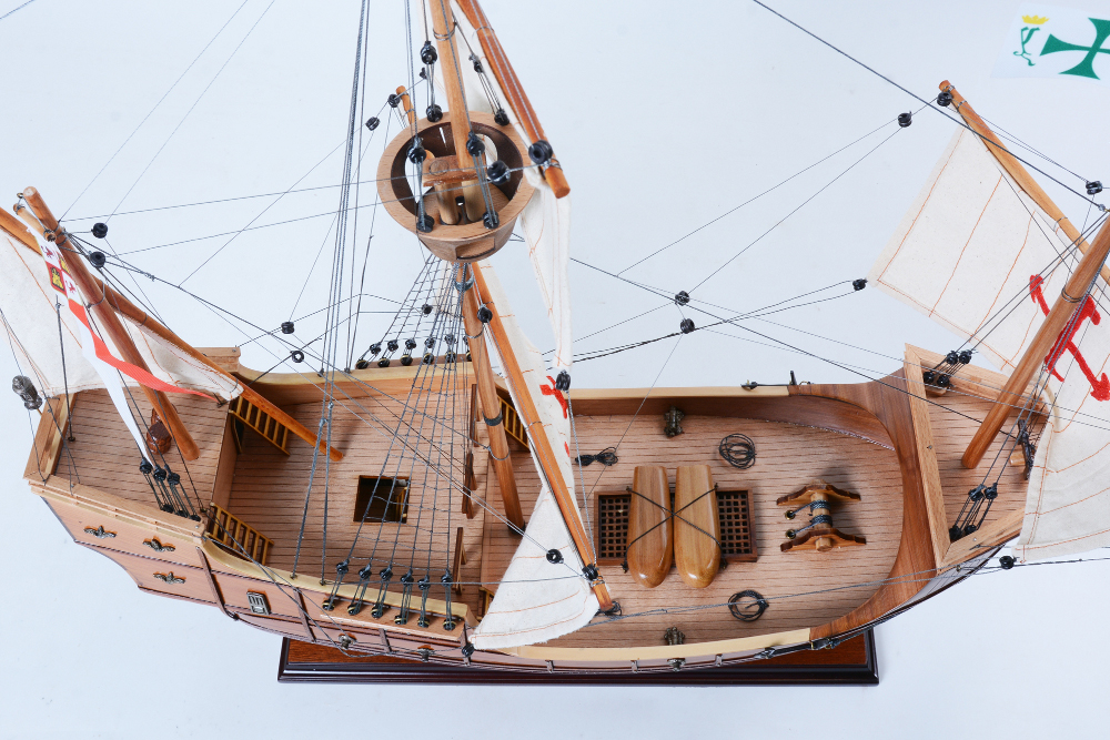 帆船模型 完成品 木製 サンタマリア号 全長73cm T306 | 中世ヨーロッパ 