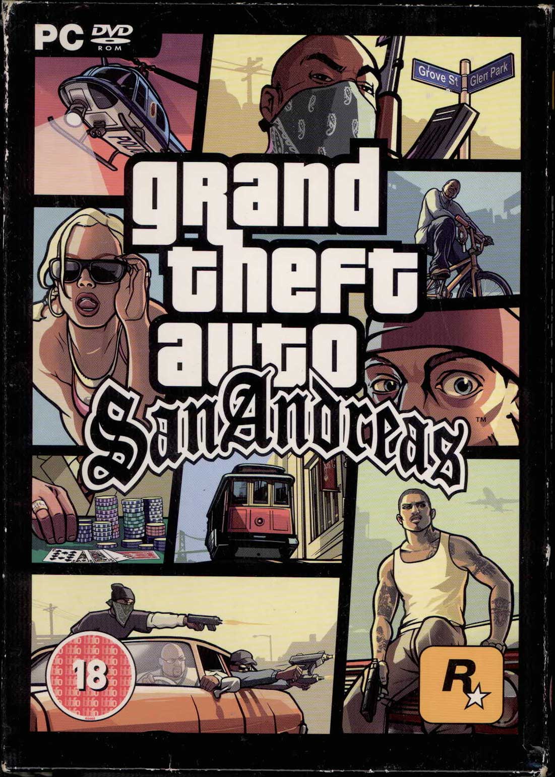 中古 Grand Theft Auto:San Andreas 1st EDITION UK版