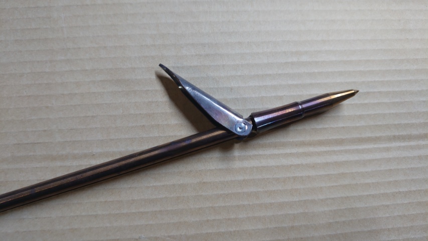 片羽銛先 M6 40cm | 矢野 工房 ALL MADE IN JAPAN