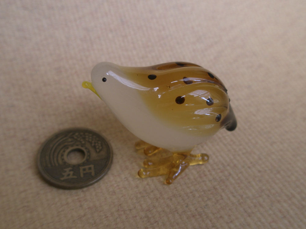 うずらのガラス細工 | ことり御屋