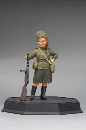 1/12? WWII ソビエト陸軍女性兵士 ターニャ伍長 FT04 | ホビー