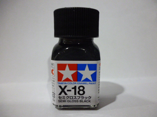 エナメル X-18 セミグロスブラック [x18] | ホビーショップくらくら