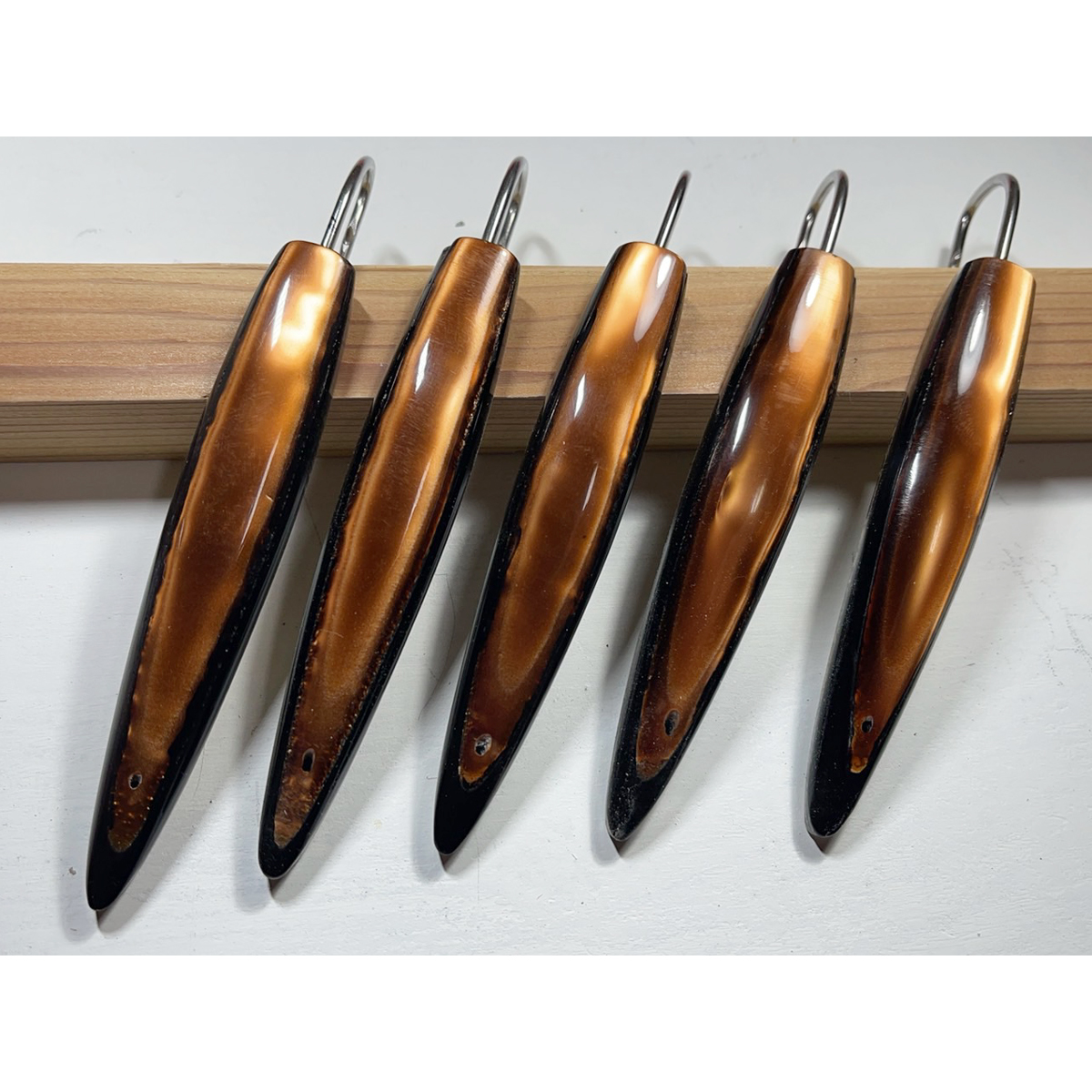 鳥山漁具特製 貝弓角ルアー10〜10.5cm13本セットA（アワビ、ウグイス 