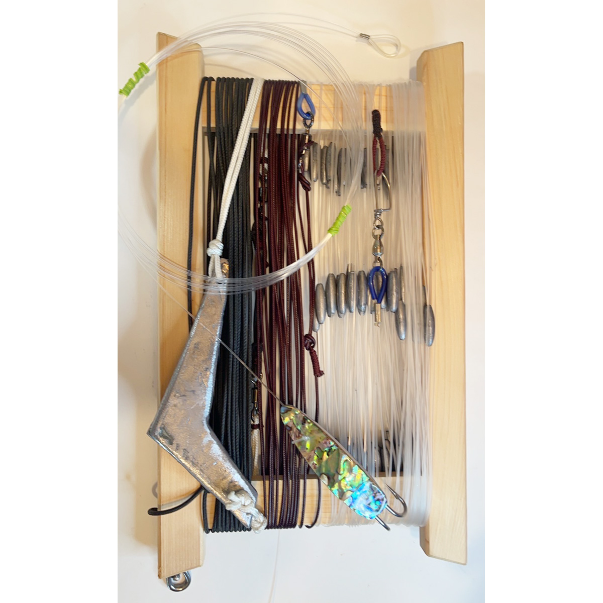 トローリング用ビシヨマ　ビシライン　ビシ鉛　40号50m 　岡野漁具製作　漁具 トローリング用ビシヨマ ビシライン ビシ鉛 40号50m 岡野漁具製作 漁具