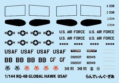 1/144 RQ-4Bグローバルホーク アメリカ空軍 (2-108) | らんでぃんぐ・ぎあ