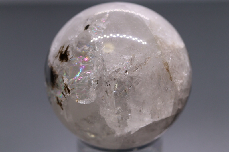 超ビッグ1145ct 世界最大級 ロシア産フェナカイト丸玉53mm - ロシア産