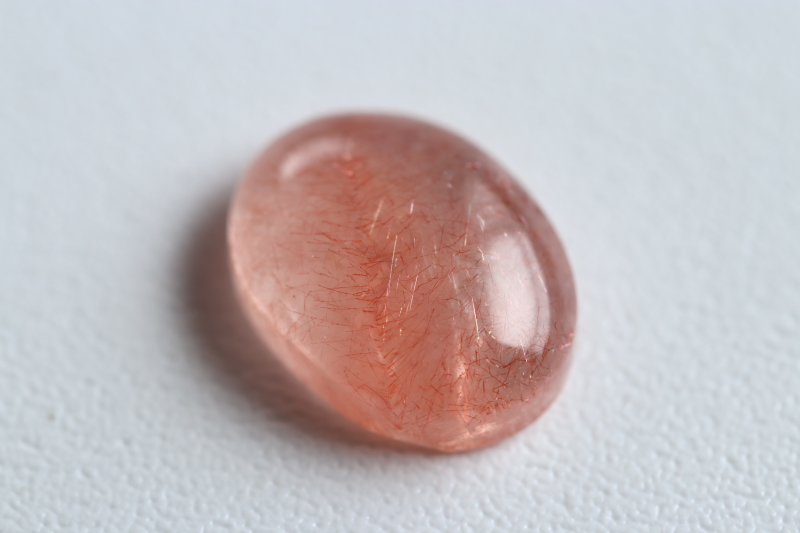 超透明！高品質カザフスタン産ストロベリークォーツ3.2ct【高品質・超 