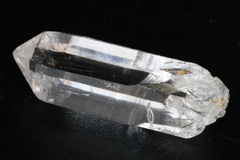 極上超透明！ブラックトルマリン入り！インド産ヒマラヤ水晶28.5g