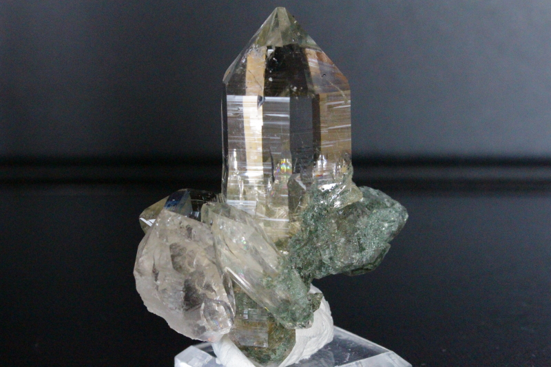 極上！秘蔵品！超透明インドマニハール産水晶クラスター57.6g