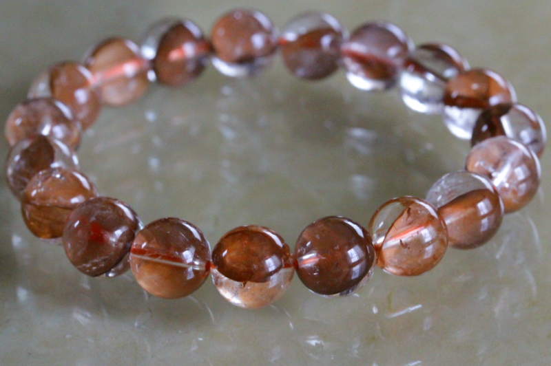 極上！最高品質マニカラン水晶ブレスレット10mm玉【最高品質・透明