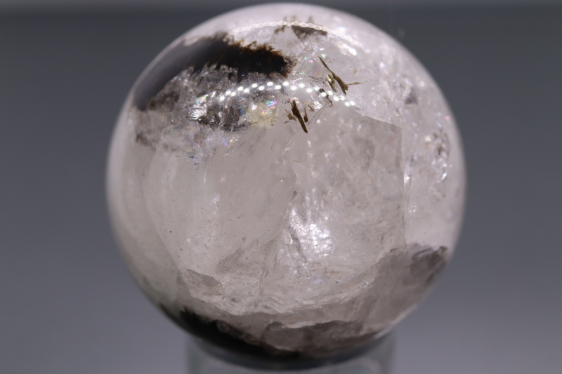 超ビッグ1145ct 世界最大級 ロシア産フェナカイト丸玉53mm - ロシア産