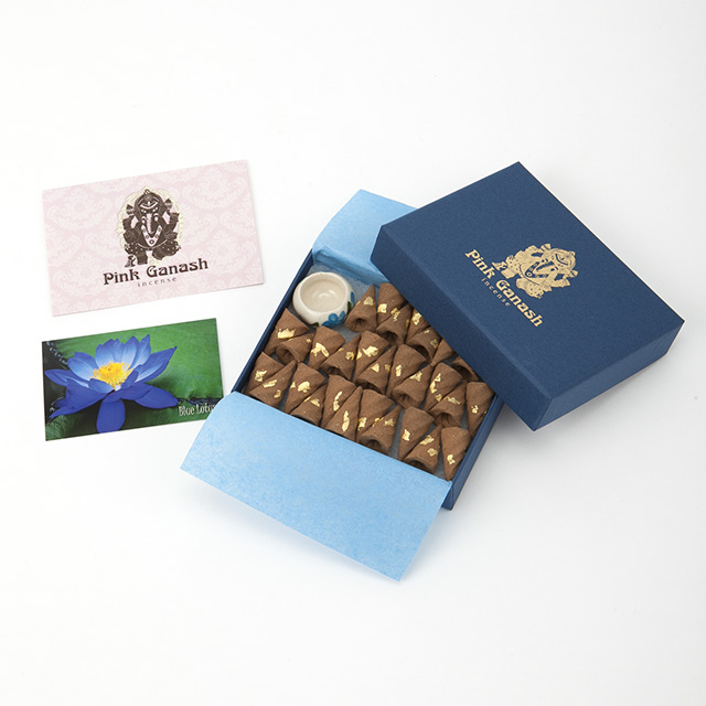 竹のお香 Pink Ganesha (ピンクガネーシャ)ネイビー - madoka shop