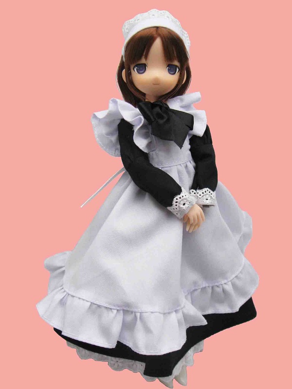 ママチャップトイ ちっちゃな女の子 蒼月ろう ロングメイド黒 