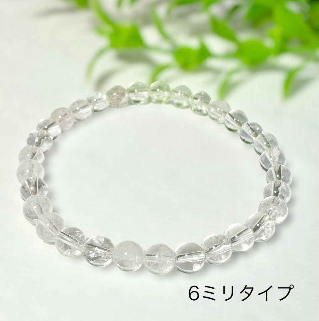 ヒマラヤ水晶浄化ブレス 6mm/8mm | mamy's crystal color