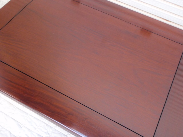 特価！新品♪4尺(120巾) 花梨無垢 一重ヌキ入り 高級座卓 座敷机ちゃぶ台 特価！新品♪4尺(120巾) 花梨無垢 一重ヌキ入り 高級座卓 座敷