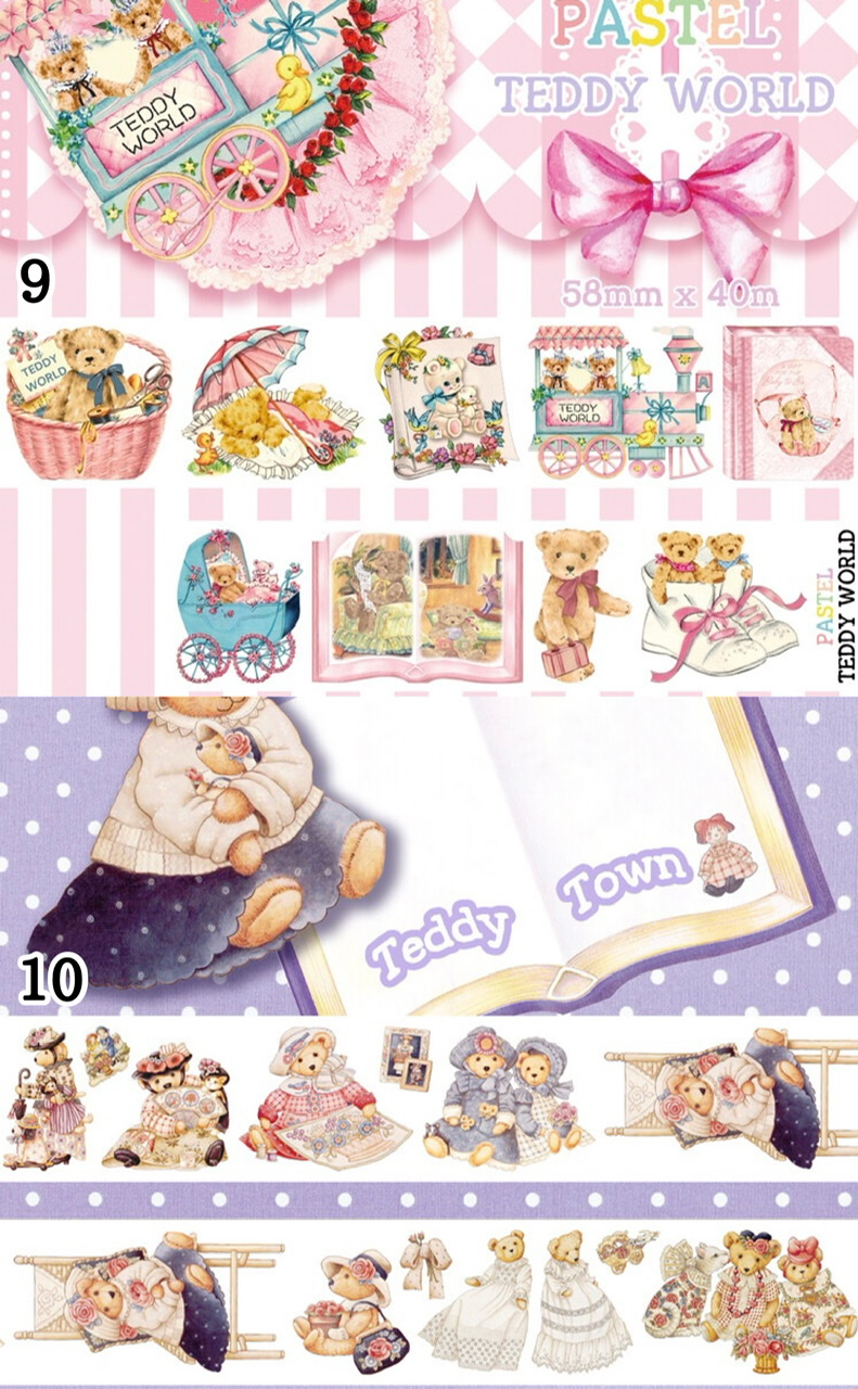 J391＃可可艾艾(PET)Menu切り売り海外人物マステ女の子