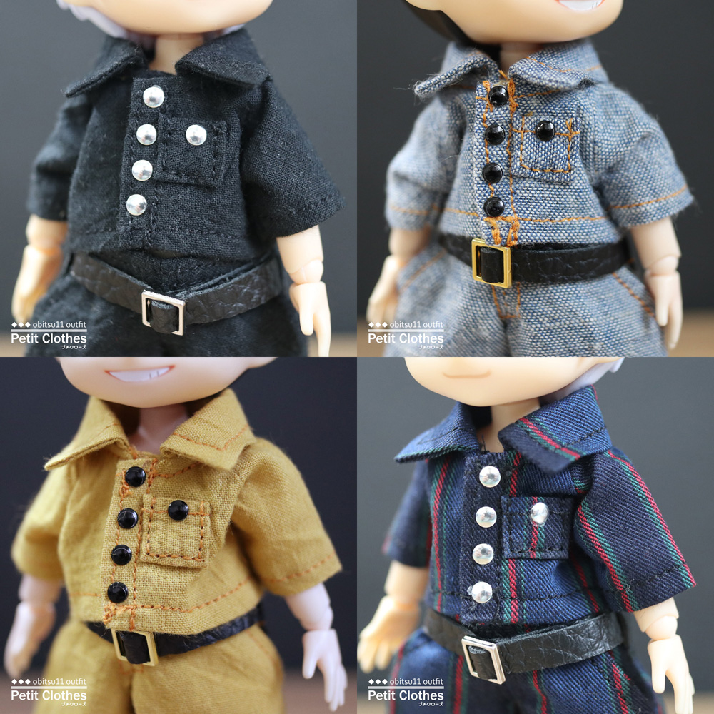 受注】オビツ11サイズ☆半袖ブラウス4種 | Petit Clothes