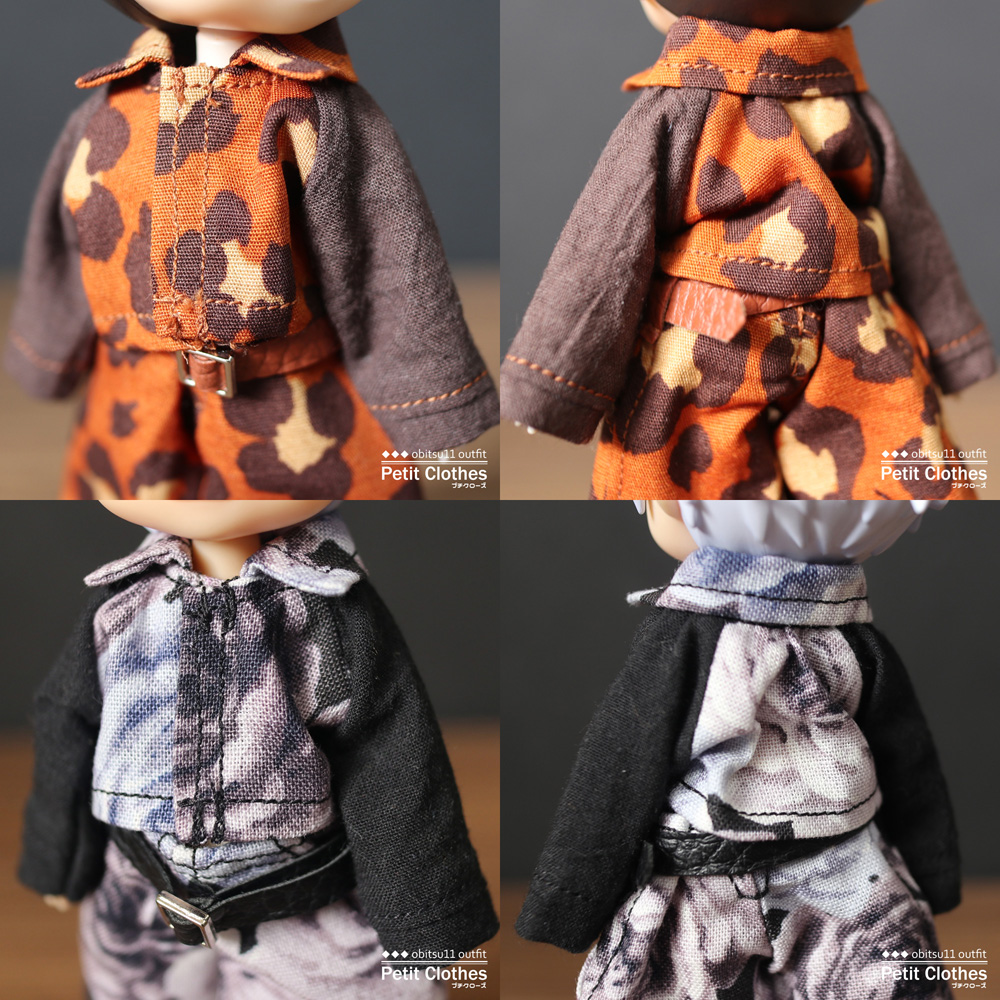 受注】オビツ11サイズ☆ショート丈ブラウス2種 | Petit Clothes