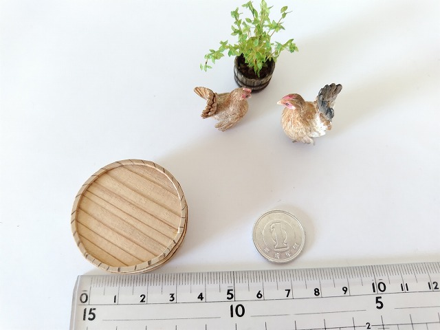 12分の1サイズ ミニチュアたらい（中） | Minimoku