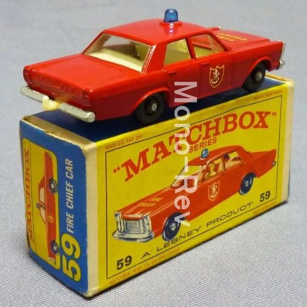 ミニカー　マッチボックス　ファイヤーチーフカー ミニカーショップ ケンボックス マッチボックス☆59