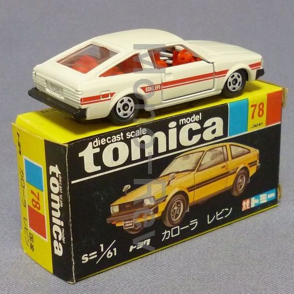 トミカ 78-3-9 トヨタ カローラ レビン 3ドア (TE71) アイボリ白