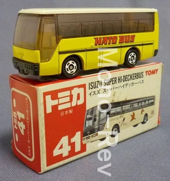 トミカ 41-4-n いすゞ スーパーハイデッカーバス はとバス 日本