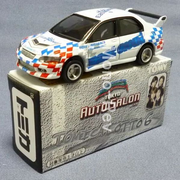 トミカくじ6 三菱 ランサー EVO.VII スーパーオートバックス東雲