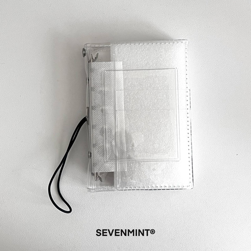 SEVENMINT] Pocket bookクリア手帳 (A7表紙1ポケ)(現物