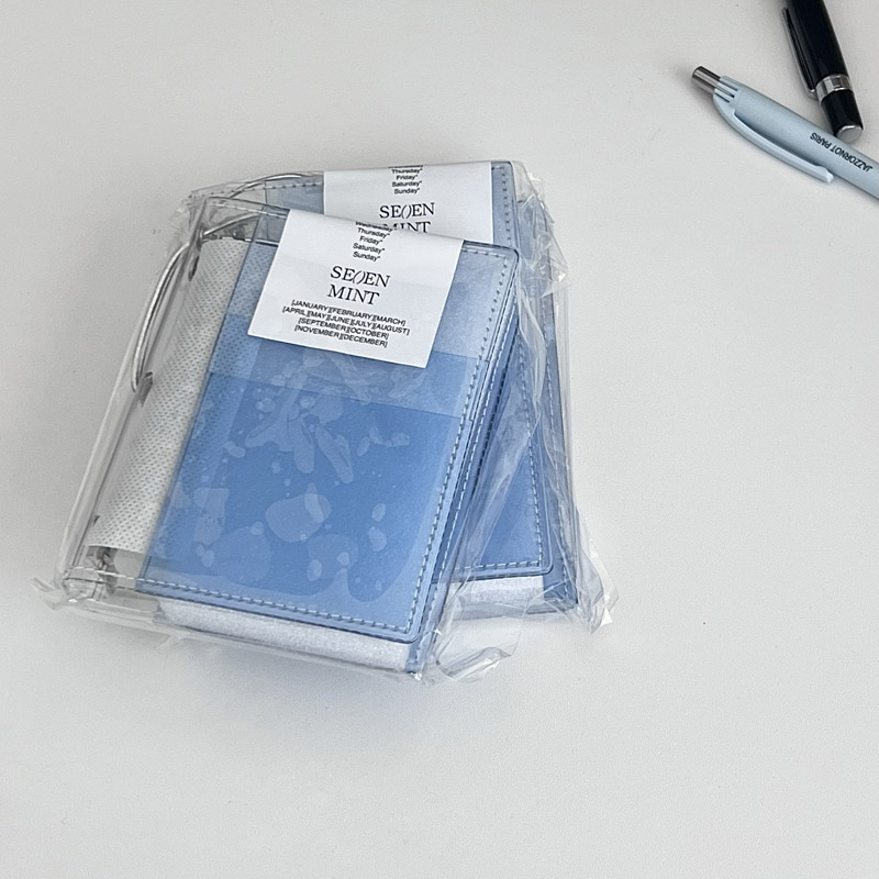 SEVENMINT] Pocket bookブルー手帳 (m5/A7)(3/23締・4月中旬入荷予定
