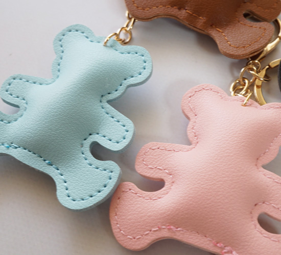 *・ྀི テディベア 様 .゜ྀི・*. レザーキーホルダー テディベアキーリングが入荷いたしました✨From品川ショールーム