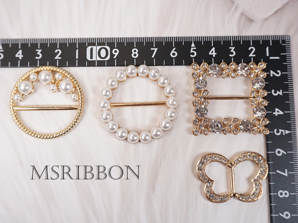 あ(リボン)ページ リボン用バックル 6type - MsRibbon