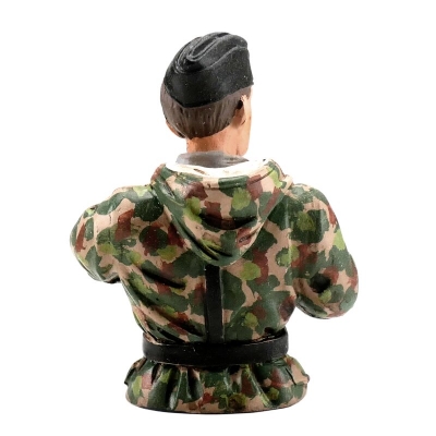1/16 ドイツ軍戦車兵 操縦手 (半身)＊迷彩色Ver. - M.S商店