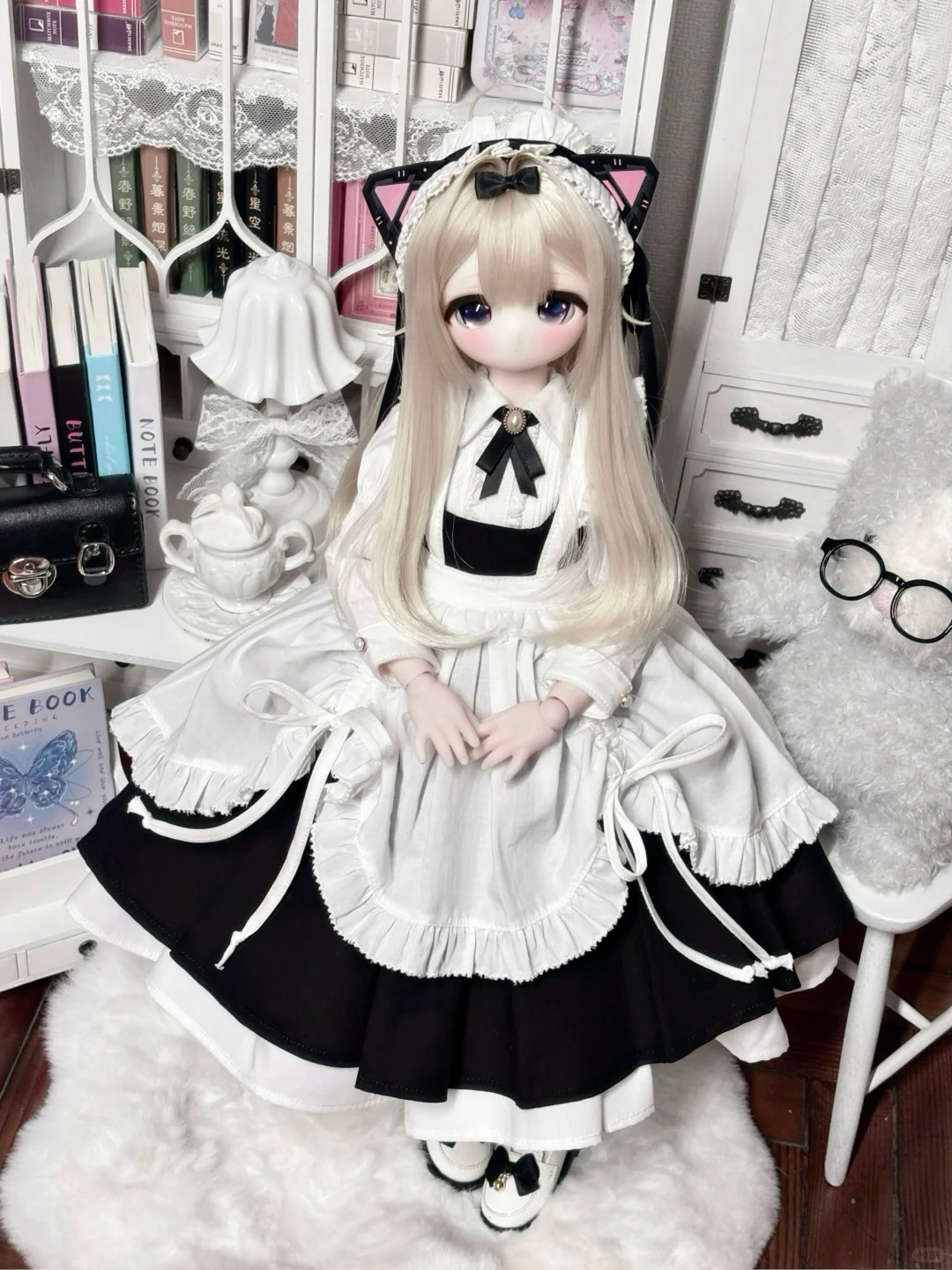 DD ディーラー様製　メイド服 Lunamoth様 夏の予感 MDD ディーラー様製 水色 メイド服 洋服