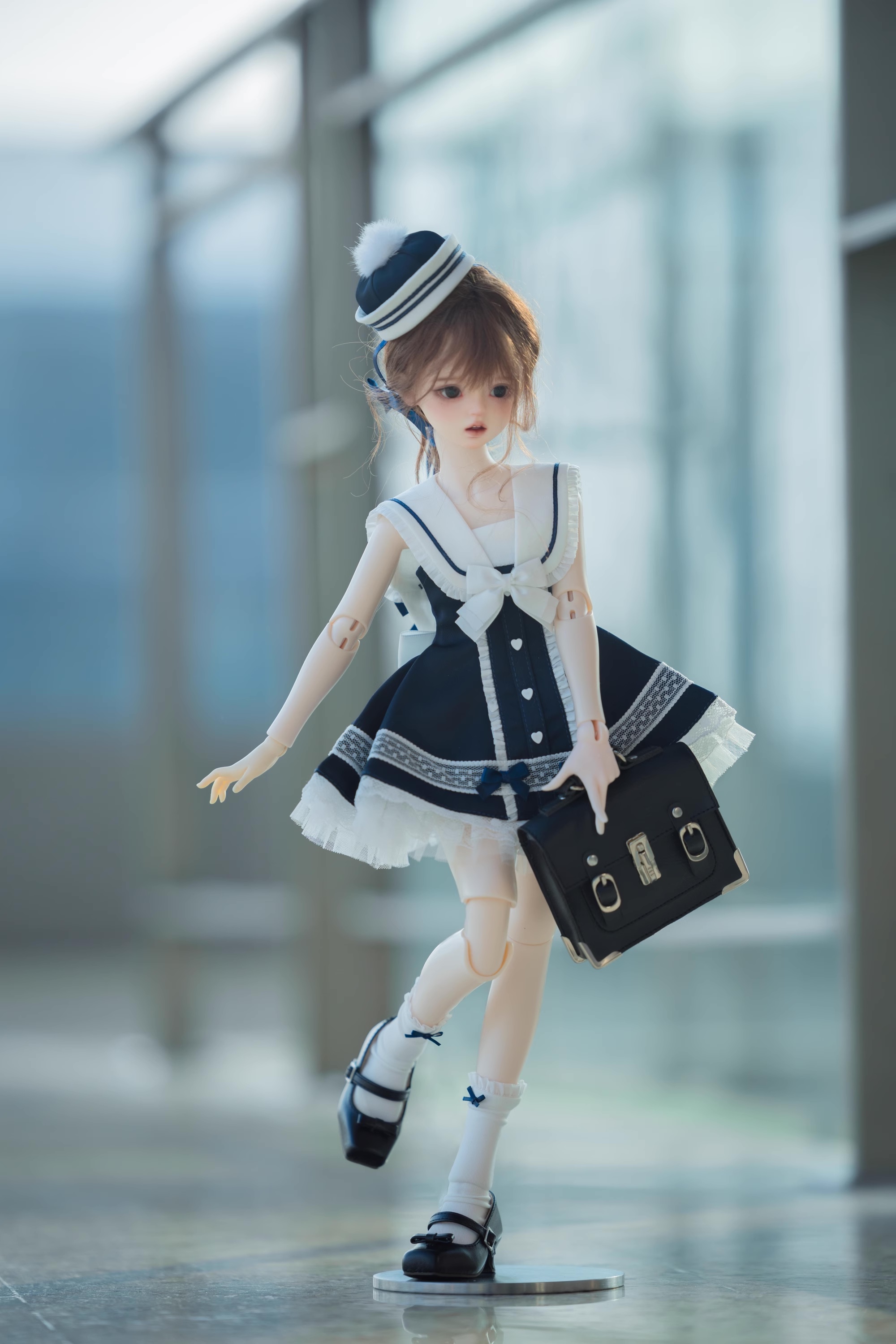 ハンドメイド【size130 ねこ耳付 セーラーカラーワンピース】 セーラーカラー ワンピース / any FAM KIDS | ファッション通販