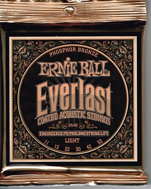 真空パック】Everlast 2548 1650円 11-52 Ernie Ball Light アーニー