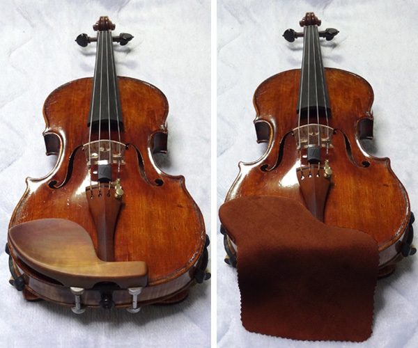 イタリア製のバイオリン用顎当て ガルネリ型／フェルナンブーコ - 弦楽器