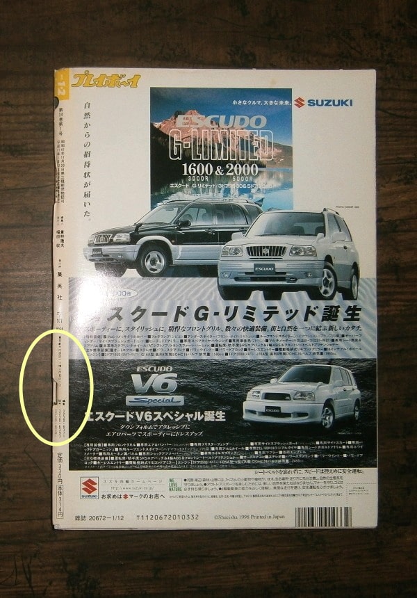 週刊プレイボーイ(1999年1月1・12日号)No.1・2合併号 ; 表紙モデル