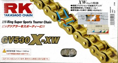 RK GV530X-XW 110L ﾁｪｰﾝ | （株）エヌジーシー バイク用品部品総合卸