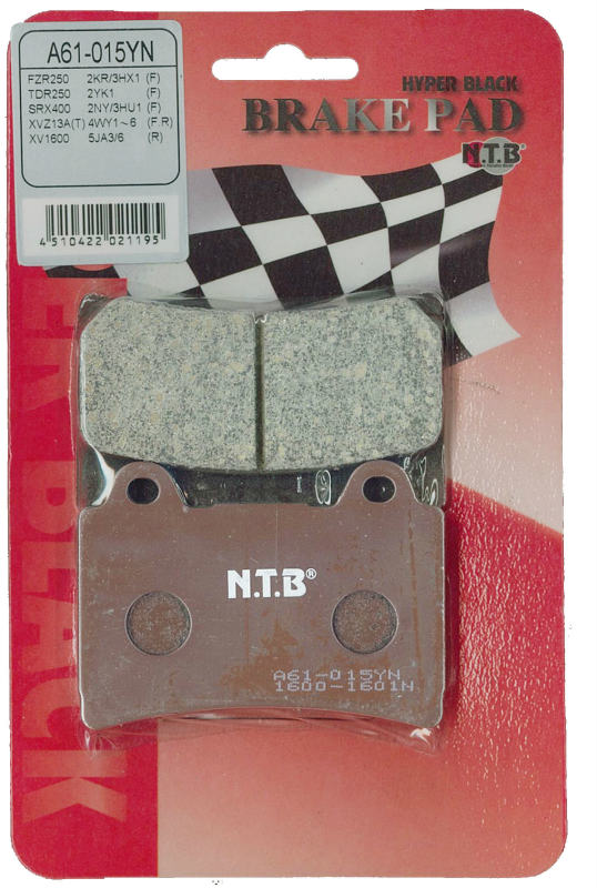 NTB A61-015YN ブレーキパッド | （株）エヌジーシー バイク用品部品総合卸